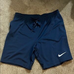 Nike Men's Athletic Shorts - Navy Blue